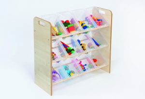 Single Sided Tidy with Clear Trays