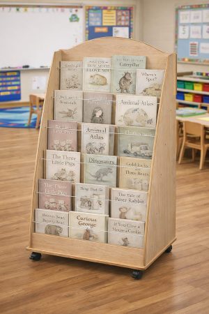Face on Book Display Unit