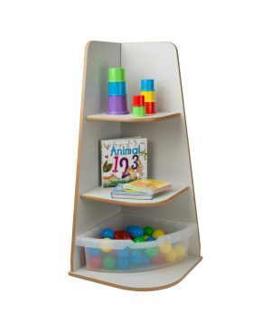 Free Standing Corner Shelf Unit