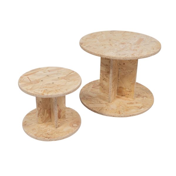 Set of 2 Cable Reel Tables (Campfire Set ADD ON)
